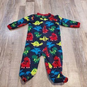 GARANIMALS 6 to 9 month dinosaur fleece sleeper